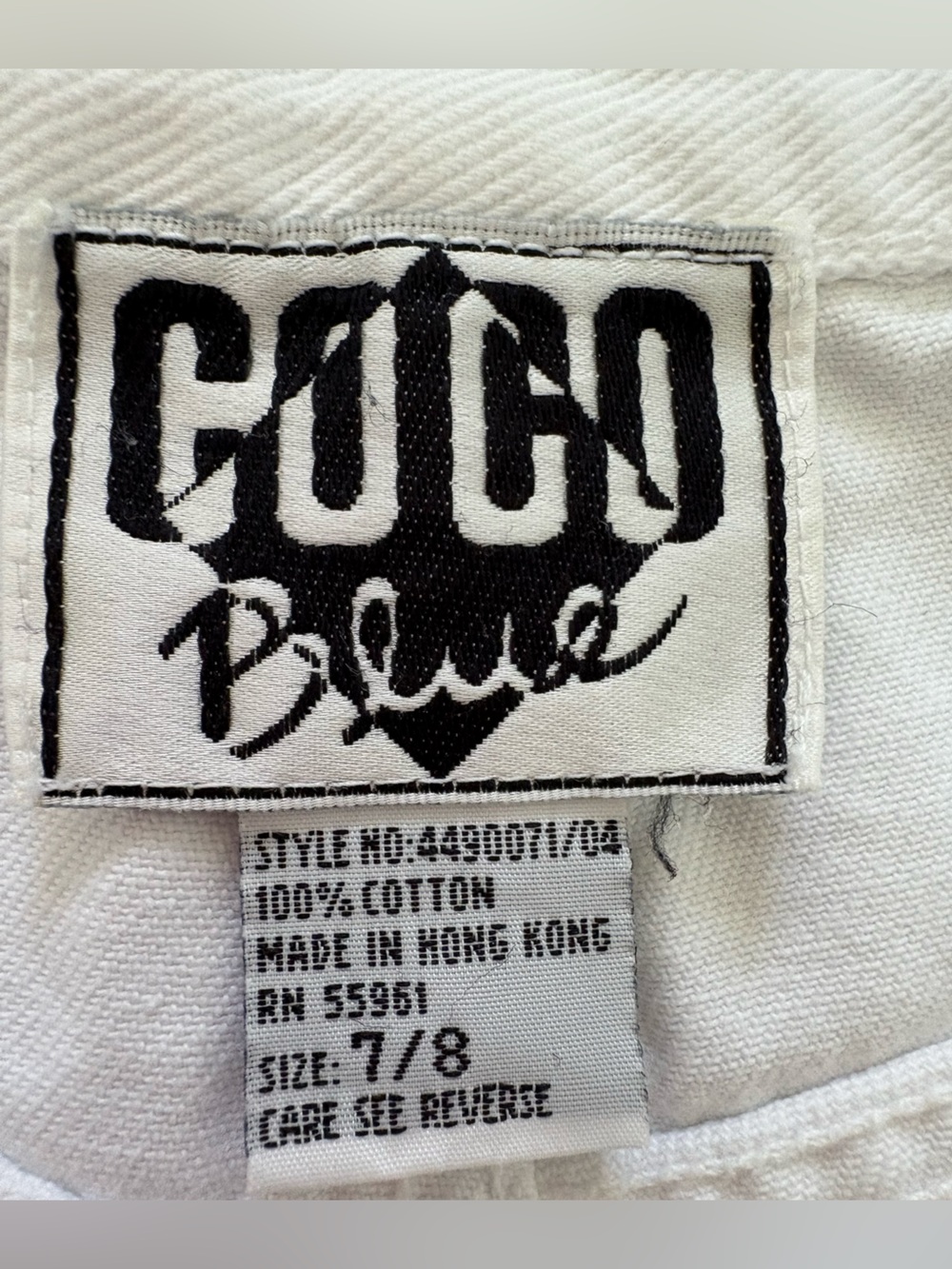 Vintage High-Rise White Denim Shorts for Women - Picture 12 of 12